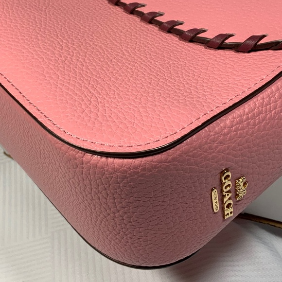 Coach Marlie Top Handle Satchel Crossbody - Pink - Picture 13 of 16